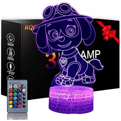 Compliment Lampka Nocna 3D lampa do wizualizacji 3D PAW Patrol Psi Compliment Lampka Nocna 3D lampa do wizualizacji 3D PAW Patrol Psi