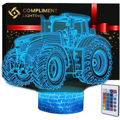 Compliment Lampka Nocna 3D LED Traktor – Prezent dla dziecka i fana maszyn rolniczych Compliment Lampka Nocna 3D LED Traktor – Prezent dla dziecka i fana maszyn rolniczych