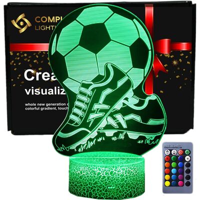 Compliment Lampka Nocna 3D Wizualizacja Personal Lamp Led Usb Pilot Fc Korki Piłka Nożna Compliment Lampka Nocna 3D Wizualizacja Personal Lamp Led Usb Pilot Fc Korki Piłka Nożna