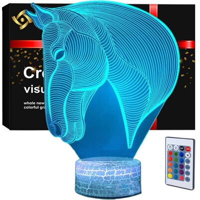 Compliment Lampka nocna 3D wizualizacja Personal Lamp USB LED pilot KOŃ Compliment Lampka nocna 3D wizualizacja Personal Lamp USB LED pilot KOŃ