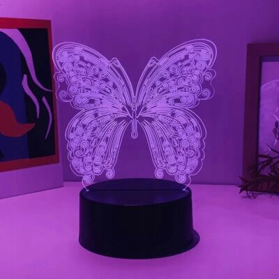 Inny producent LAMPKA NOCNA 3DLAMP MOTYLEK WIELOKOLOROWY LAMPA BIURKOWA STOŁOWA MOTYL Inny producent LAMPKA NOCNA 3DLAMP MOTYLEK WIELOKOLOROWY LAMPA BIURKOWA STOŁOWA MOTYL