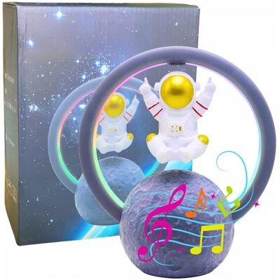 Creative Lampka Nocna Bezprzewodowy Głośnik LED Bluetooth Kosmonauta Radio FM Creative Lampka Nocna Bezprzewodowy Głośnik LED Bluetooth Kosmonauta Radio FM