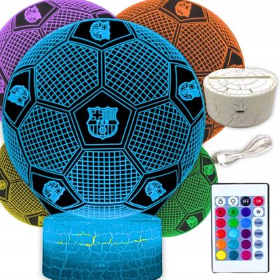Inny producent Lampka Nocna dla Dzieci FC Barcelona Piłka Herb Logo Na Święta 16 Kolorów Inny producent Lampka Nocna dla Dzieci FC Barcelona Piłka Herb Logo Na Święta 16 Kolorów