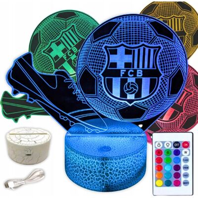 Inny producent Lampka Nocna dla Dzieci FC Barcelona Korki Herb Logo Na Święta 16 Kolorów Inny producent Lampka Nocna dla Dzieci FC Barcelona Korki Herb Logo Na Święta 16 Kolorów