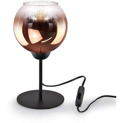 Luxolar Lampka Nocna Dekoracyjna Kula Miedź Transparent Luxolar Lampka Nocna Dekoracyjna Kula Miedź Transparent