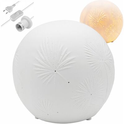 Tragar Lampka Nocna Dekoracyjna Porcelana Stołowa 16cm Okrągła do Sypialni Salonu Tragar Lampka Nocna Dekoracyjna Porcelana Stołowa 16cm Okrągła do Sypialni Salonu