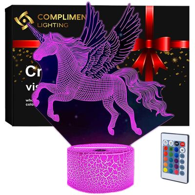 Compliment lampka nocna dla dzieci 3D JEDNOROŻEC UNICORN Compliment lampka nocna dla dzieci 3D JEDNOROŻEC UNICORN