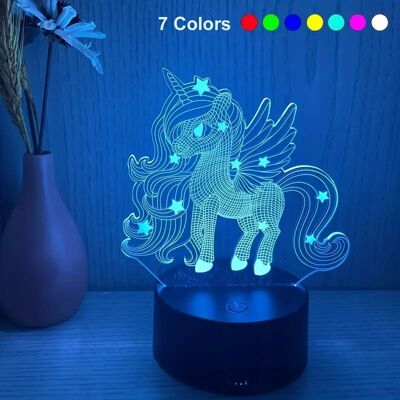 Inny producent LAMPKA NOCNA DLA DZIECI WIELOKOLOROWA KONIK PONY Inny producent LAMPKA NOCNA DLA DZIECI WIELOKOLOROWA KONIK PONY