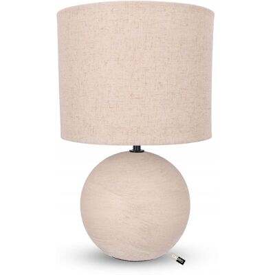 Cadro Lampka nocna do sypialni stołowa do kontaktu 37,5 cm klasyczna z abażurem Cadro Lampka nocna do sypialni stołowa do kontaktu 37,5 cm klasyczna z abażurem