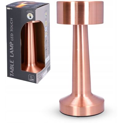 Cadro Lampka nocna do sypialni stołowa led bezprzewodowa dotykowa usb róż 21,5 cm Cadro Lampka nocna do sypialni stołowa led bezprzewodowa dotykowa usb róż 21,5 cm