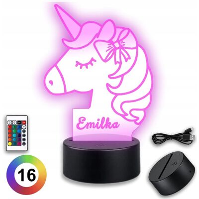 Koala Wood Lampka Nocna Jednorożec Prezent Dla Dziewczynki Pilot USB Biurkowa Lampki Koala Wood Lampka Nocna Jednorożec Prezent Dla Dziewczynki Pilot USB Biurkowa Lampki