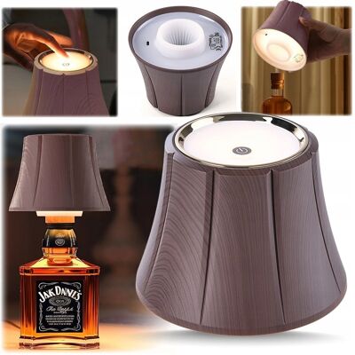 ELECTRONICA 4U Lampka nocna lampa LED stołowa biurkowa na butelkę 26-30 mm DIY ELECTRONICA 4U Lampka nocna lampa LED stołowa biurkowa na butelkę 26-30 mm DIY