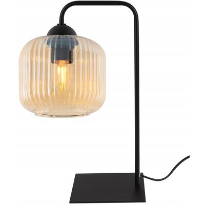 inna (Inny) LAMPKA NOCNA LAMPA STOŁOWA BIURKOWA NOWOCZESNA MIODOWY SZKLANY KLOSZ LOFT inna (Inny) LAMPKA NOCNA LAMPA STOŁOWA BIURKOWA NOWOCZESNA MIODOWY SZKLANY KLOSZ LOFT