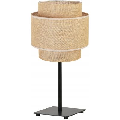 inna (Inny) LAMPKA NOCNA LAMPA STOŁOWA JUTA BOHO RETRO RUSTYKALNY ABAŻUR BEŻOWY 20 CM inna (Inny) LAMPKA NOCNA LAMPA STOŁOWA JUTA BOHO RETRO RUSTYKALNY ABAŻUR BEŻOWY 20 CM