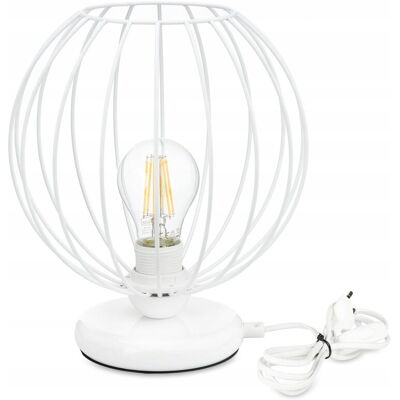 LED-ONE Lampka nocna Lampa stołowa loft Drut XL na led E27 LED-ONE Lampka nocna Lampa stołowa loft Drut XL na led E27