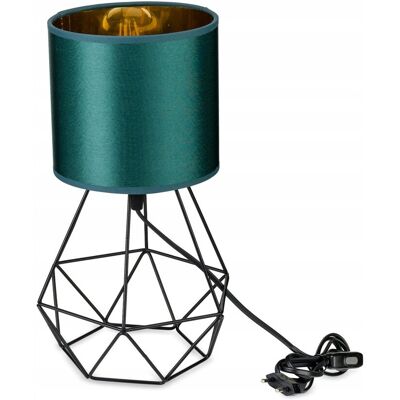 LED-ONE Lampka nocna Lampa stołowa loft na led E27 Abażur LED-ONE Lampka nocna Lampa stołowa loft na led E27 Abażur