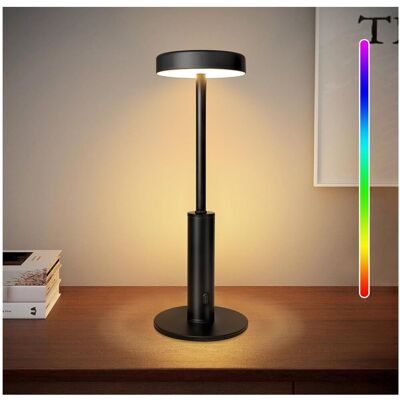 Akuku Lampka nocna LED RGB bezprzewodowa akumulatorowa USB ściemnialna TARAS 31cm Akuku Lampka nocna LED RGB bezprzewodowa akumulatorowa USB ściemnialna TARAS 31cm