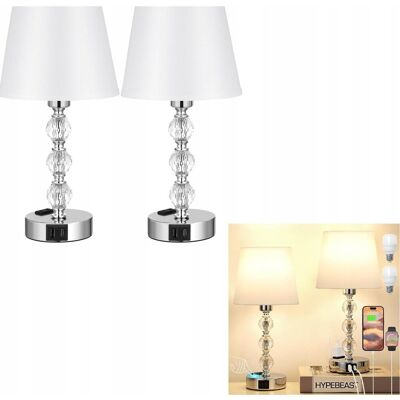 Inny producent Lampka Nocna Led Ściemniana Kryształowa 2 szt.Nowoczesna Elegancja Dotykowa Inny producent Lampka Nocna Led Ściemniana Kryształowa 2 szt.Nowoczesna Elegancja Dotykowa