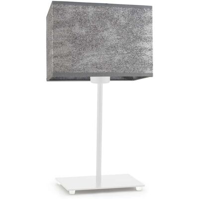 Lampka nocna LYSNE Amalfi, 60 W, E27, beton/biała, 40x20 cm Lampka nocna LYSNE Amalfi, 60 W, E27, beton/biała, 40x20 cm