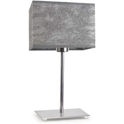 Lampka nocna LYSNE Amalfi, 60 W, E27, beton/chrom, 40x20 cm Lampka nocna LYSNE Amalfi, 60 W, E27, beton/chrom, 40x20 cm