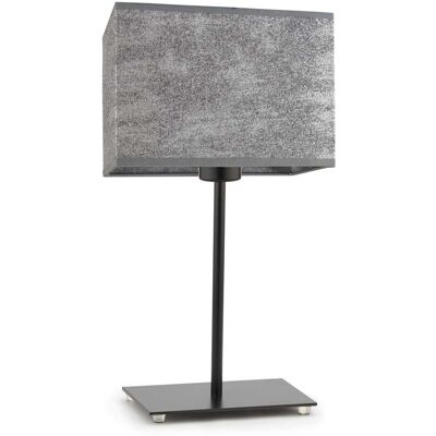 Lampka nocna LYSNE Amalfi, 60 W, E27, beton/czarna, 40x20 cm Lampka nocna LYSNE Amalfi, 60 W, E27, beton/czarna, 40x20 cm