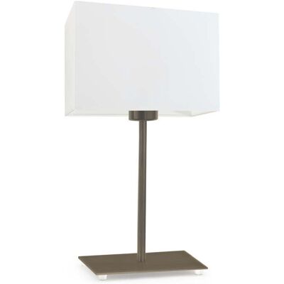 Lampka nocna LYSNE Amalfi, 60 W, E27, biała/złota, 40x20 cm Lampka nocna LYSNE Amalfi, 60 W, E27, biała/złota, 40x20 cm