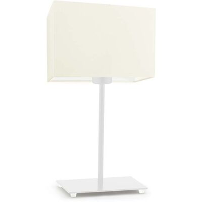 Lampka nocna LYSNE Amalfi, 60 W, E27, ecru/biała, 40x20 cm Lampka nocna LYSNE Amalfi, 60 W, E27, ecru/biała, 40x20 cm