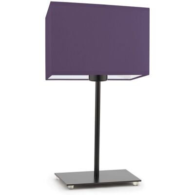 Lampka nocna LYSNE Amalfi, 60 W, E27, fioletowa/czarna, 40x20 cm Lampka nocna LYSNE Amalfi, 60 W, E27, fioletowa/czarna, 40x20 cm