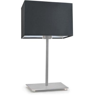 Lampka nocna LYSNE Amalfi, 60 W, E27, grafitowa/stalowa, 40x20 cm Lampka nocna LYSNE Amalfi, 60 W, E27, grafitowa/stalowa, 40x20 cm
