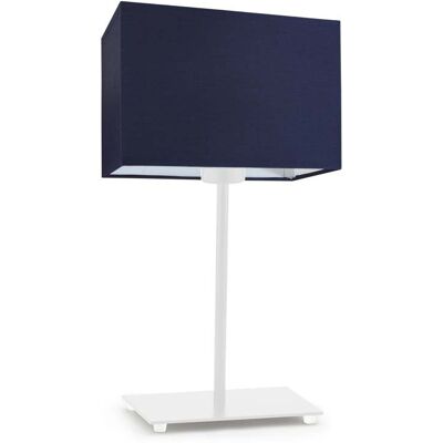 Lampka nocna LYSNE Amalfi, 60 W, E27, granatowa/biała, 40x20 cm Lampka nocna LYSNE Amalfi, 60 W, E27, granatowa/biała, 40x20 cm