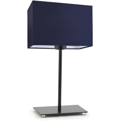 Lampka nocna LYSNE Amalfi, 60 W, E27, granatowa/czarna, 40x20 cm Lampka nocna LYSNE Amalfi, 60 W, E27, granatowa/czarna, 40x20 cm