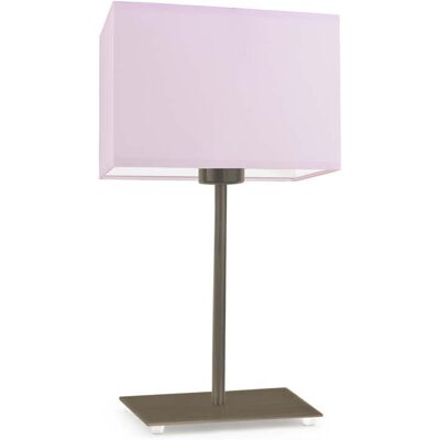 Lampka nocna LYSNE Amalfi, 60 W, E27, jasnoróżowa/złota, 40x20 cm Lampka nocna LYSNE Amalfi, 60 W, E27, jasnoróżowa/złota, 40x20 cm