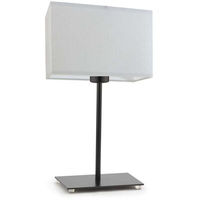 Lampka nocna LYSNE Amalfi, 60 W, E27, jasnoszara/czarna, 40x20 cm Lampka nocna LYSNE Amalfi, 60 W, E27, jasnoszara/czarna, 40x20 cm