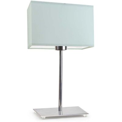 Lampka nocna LYSNE Amalfi, 60 W, E27, miętowa/chrom, 40x20 cm Lampka nocna LYSNE Amalfi, 60 W, E27, miętowa/chrom, 40x20 cm
