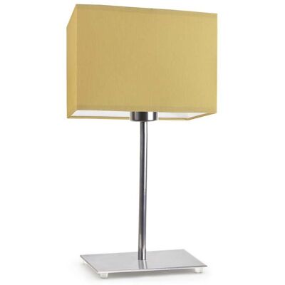 Lampka nocna LYSNE Amalfi, 60 W, E27, musztardowa/chrom, 40x20 cm Lampka nocna LYSNE Amalfi, 60 W, E27, musztardowa/chrom, 40x20 cm