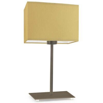 Lampka nocna LYSNE Amalfi, 60 W, E27, musztardowa/złota, 40x20 cm Lampka nocna LYSNE Amalfi, 60 W, E27, musztardowa/złota, 40x20 cm