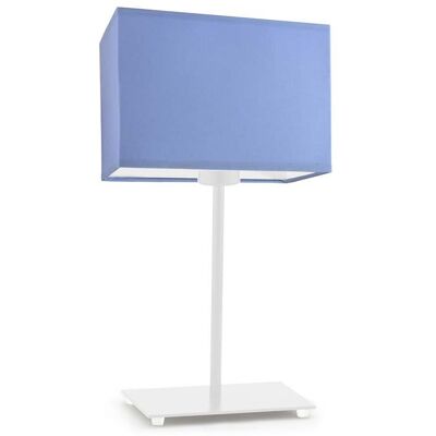 Lampka nocna LYSNE Amalfi, 60 W, E27, niebieska/biała, 40x20 cm Lampka nocna LYSNE Amalfi, 60 W, E27, niebieska/biała, 40x20 cm