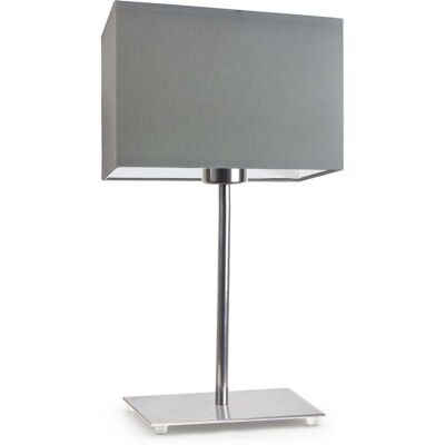 Lampka nocna LYSNE Amalfi, 60 W, E27, stalowa/chrom, 40x20 cm Lampka nocna LYSNE Amalfi, 60 W, E27, stalowa/chrom, 40x20 cm