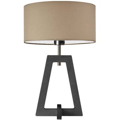 Lampka nocna LYSNE Clio, beżowa, popielata, E27, 47x30 cm Lampka nocna LYSNE Clio, beżowa, popielata, E27, 47x30 cm