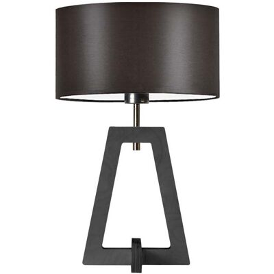 Lampka nocna LYSNE Clio, brązowa, popielata, E27, 47x30 cm Lampka nocna LYSNE Clio, brązowa, popielata, E27, 47x30 cm