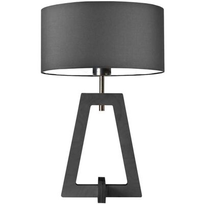 Lampka nocna LYSNE Clio, grafitowa, popielata, E27, 47x30 cm Lampka nocna LYSNE Clio, grafitowa, popielata, E27, 47x30 cm