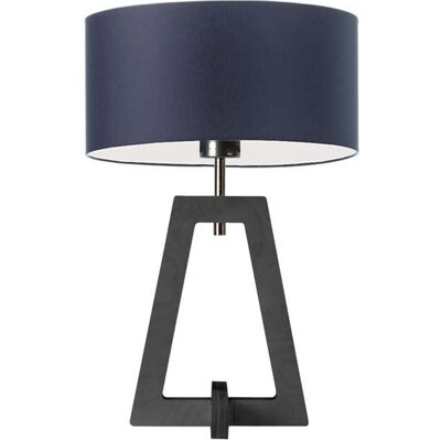 Lampka nocna LYSNE Clio, granatowa, popielata, E27, 47x30 cm Lampka nocna LYSNE Clio, granatowa, popielata, E27, 47x30 cm