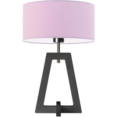 Lampka nocna LYSNE Clio, jasnofioletowa, popielata, E27, 47x30 cm Lampka nocna LYSNE Clio, jasnofioletowa, popielata, E27, 47x30 cm