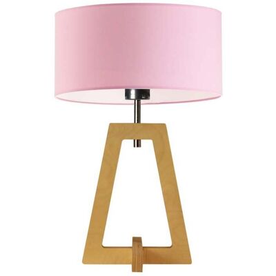 LYSNE - Clio - jasnoróżowy - dąb - Lampa nocna LYSNE - Clio - jasnoróżowy - dąb - Lampa nocna