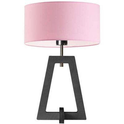 Lampka nocna LYSNE Clio, jasnoróżowa, popielata, E27, 47x30 cm Lampka nocna LYSNE Clio, jasnoróżowa, popielata, E27, 47x30 cm