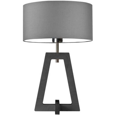 Lampka nocna LYSNE Clio, szara (stalowy), popielata, E27, 47x30 cm Lampka nocna LYSNE Clio, szara (stalowy), popielata, E27, 47x30 cm