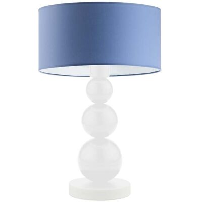 Lampka nocna LYSNE Honolulu, 60 W, E27, niebieska/biała, 41x30 cm Lampka nocna LYSNE Honolulu, 60 W, E27, niebieska/biała, 41x30 cm