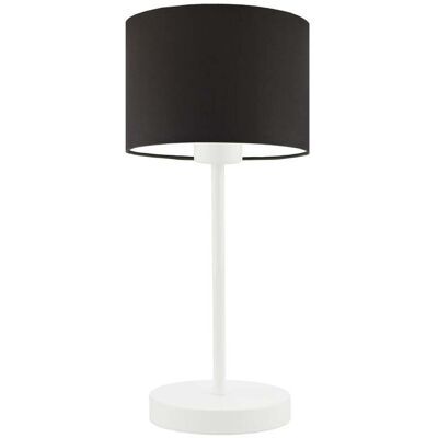 Lampka nocna LYSNE Nicea, 60 W, E27, brązowa/biała, 39,5x17,5 cm Lampka nocna LYSNE Nicea, 60 W, E27, brązowa/biała, 39,5x17,5 cm