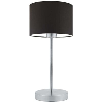 Lampka nocna LYSNE Nicea, 60 W, E27, brązowa/srebrna, 39,5x17,5 cm Lampka nocna LYSNE Nicea, 60 W, E27, brązowa/srebrna, 39,5x17,5 cm
