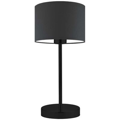 Lampka nocna LYSNE Nicea, 60 W, E27, grafitowa/czarna, 39,5x17,5 cm Lampka nocna LYSNE Nicea, 60 W, E27, grafitowa/czarna, 39,5x17,5 cm